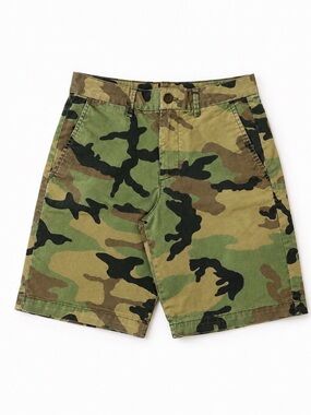 GAP Men's Green & Brown Camo 10’ Shorts